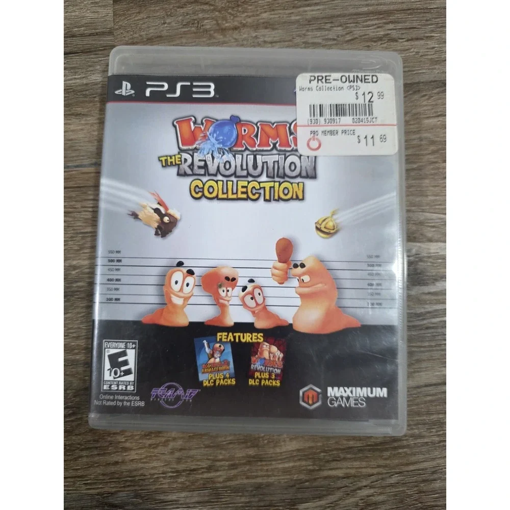 Worms: The Revolution Collection (Sony PlayStation 3, 2013) CIB
